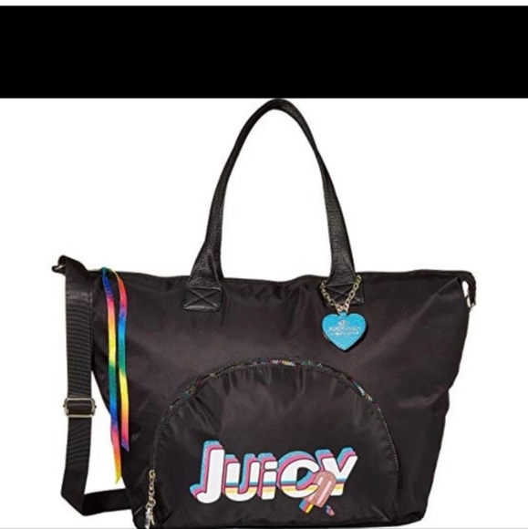 Juicy Couture Black Tote Bag - Picture 1 of 5